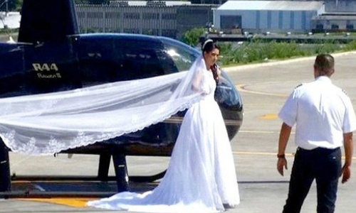 Cô dâu tử nạn trên đường đến đám cưới bằng trực thăng