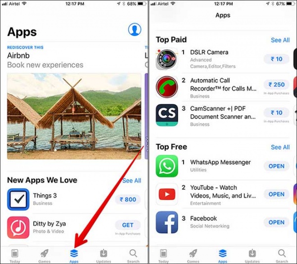 iOS 11: Làm sao xem được "top" ứng dụng miễn phí dành cho iPhone