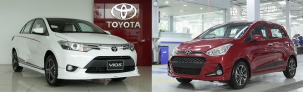 Toyota Vios hay Hyundai Grand i10 là mẫu xe bán chạy nhất?