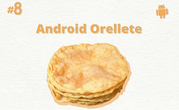 Android 8.0 có tên mã là Orellete chứ không phải là Oreo