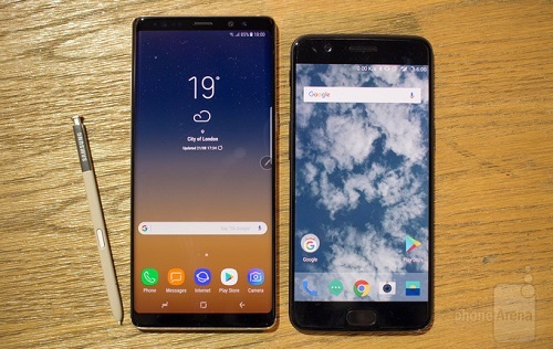 Samsung Galaxy Note8 "tranh tài" cùng OnePlus 5