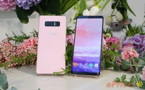 Samsung ra mắt Galaxy Note 8 màu hồng đầy nữ tính