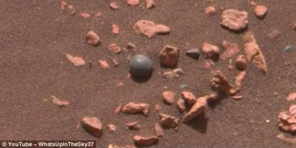 Phát hiện đạn súng thần công trên sao Hỏa?