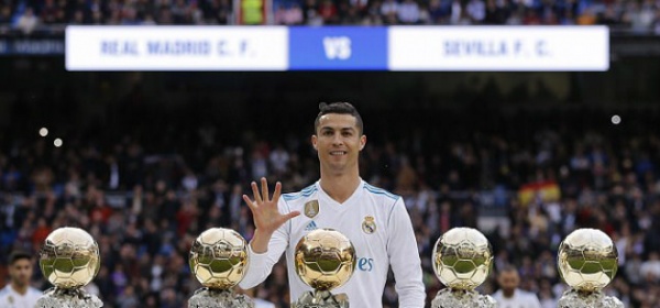 Chân sút hay nhất châu Âu: Ronaldo 5 Bóng vàng “mất hút”, Messi quá đỉnh