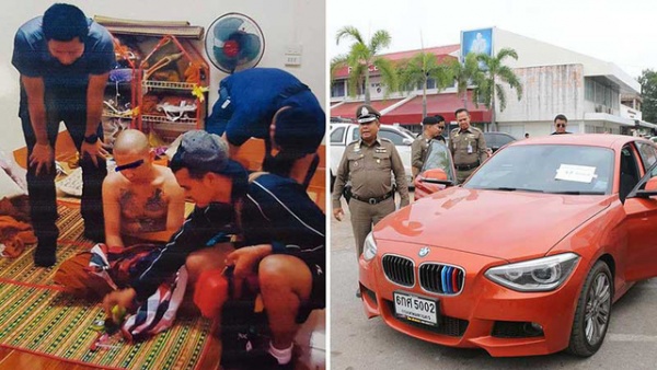 Trùm ma túy đi siêu xe đội lốt nhà sư Thái Lan bị sa lưới