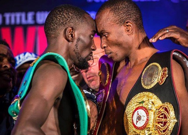 Knock-out Indongo, Terence Crawford thống nhất 6 đai quyền anh
