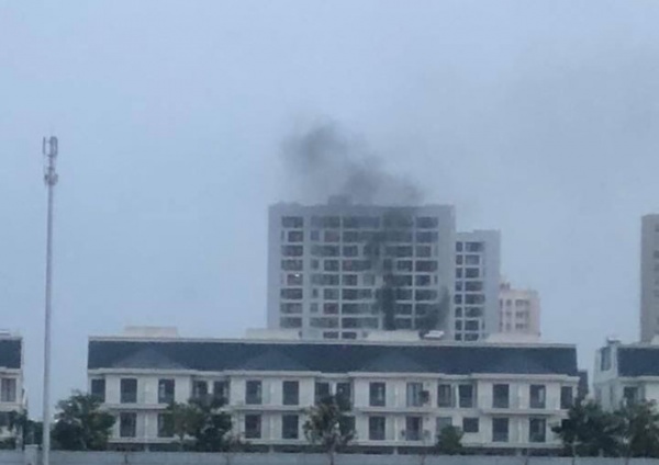 Cháy tại chung cư Parc Spring ở Sài Gòn