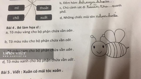 Cô giáo giao bài tập cho con lớp 1, mẹ "toét mắt" tra thêm Google vẫn không có đáp án