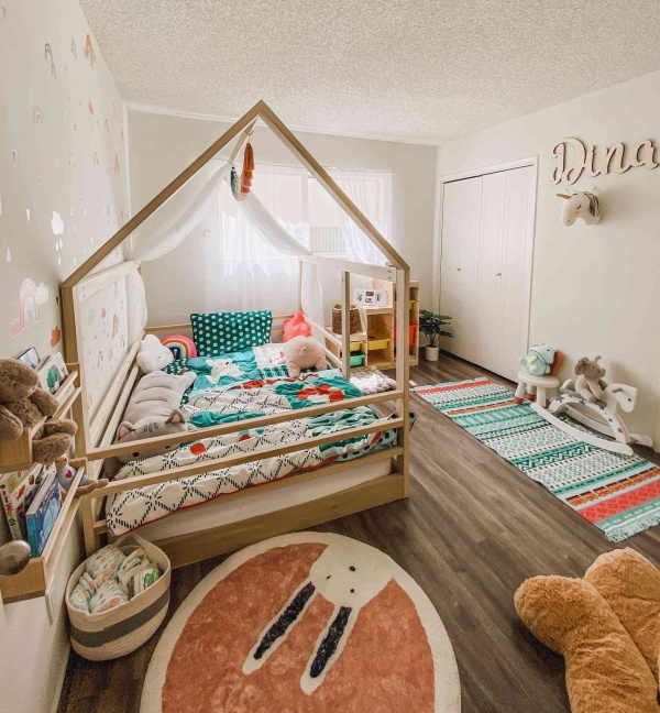 Mẹ trẻ 26 tuổi tự tay thiết kế phòng ngủ cho con gái khiến nhiều người mê mẩn