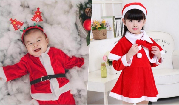 10 kiểu trang phục Noel xinh lung linh dành cho các bé yêu mùa Giáng sinh