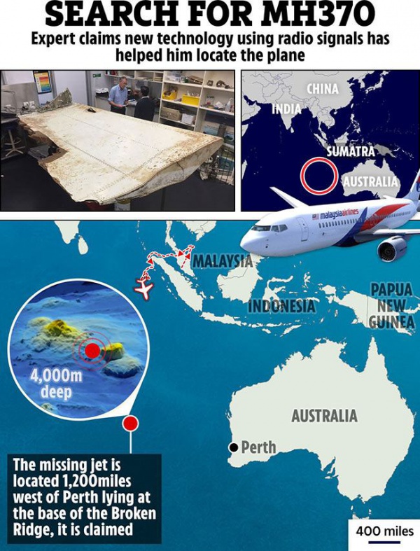 MH370: Sau tuyên bố tìm thấy vị trí chính xác, chuyên gia phát hiện thêm điều này
