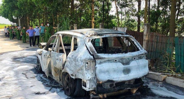 Vụ thi thể cháy đen trong xe ô tô ở Vĩnh Phúc: Nạn nhân là giám đốc công ty xây dựng