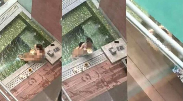 Khách thuê phẫn nộ vì phải chứng kiến cặp đôi "ân ái" trong bể bơi ngoài trời của khách sạn