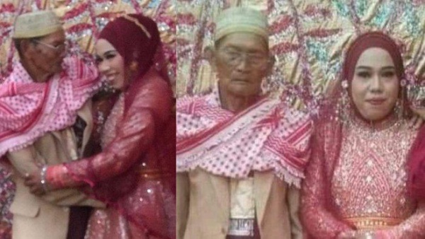 Đại gia 90 tuổi cưới vợ 28 tuổi, ngỡ ngàng mối quan hệ của cô dâu chú rể trong quá khứ