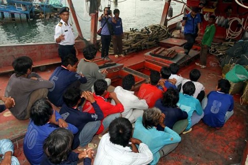 Malaysia bắt 88 ngư dân Việt bị cáo buộc đánh bắt trái phép