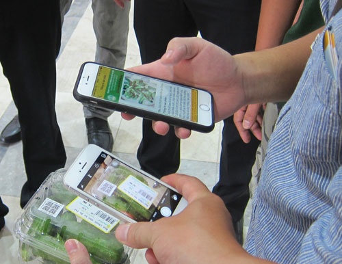 Hà Nội sử dụng Smartphone kiểm tra chất lượng nông sản