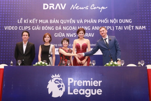 Khán giả Việt Nam sẽ được xem clip các trận đấu Ngoại hạng Anh có bản quyền