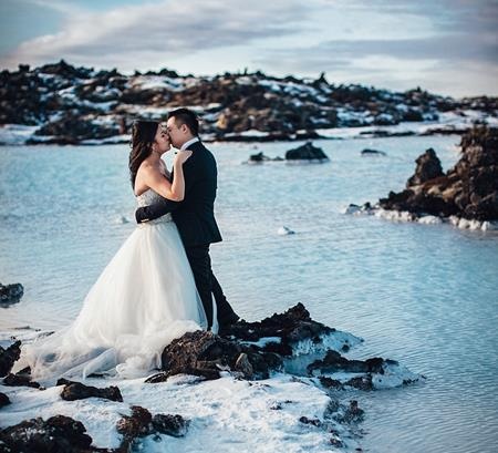 Ảnh cưới tuyệt đẹp tại xứ sở băng