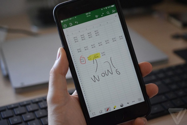 Microsoft Office cho iPhone bổ sung tính năng vẽ tay