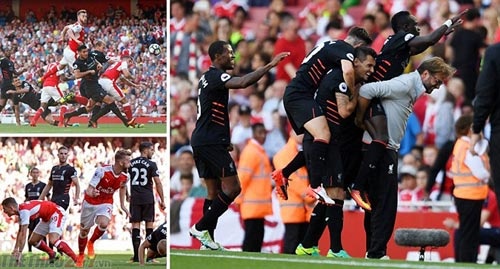 Hạ Arsenal 4-3, Liverpool bị dự đoán sẽ xuống hạng
