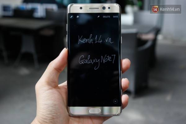 Samsung Galaxy Note7: ấn tượng từ cái chạm đầu tiên