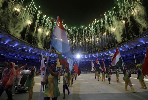 Những màn pháo hoa rực rỡ tạm biệt Olympic Rio 2016