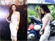 Hoa hậu Thu Hoài "đội mưa" đi sự kiện sau scandal bênh vực Nguyễn Thị Thành
