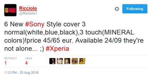 Sony Xperia XR và Xperia X Compact ra mắt ngày 24 tháng 9