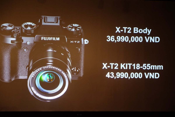 Fujifilm XT-2 ra mắt thị trường Việt, giá 37 triệu đồng