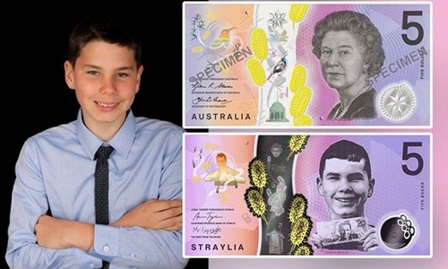 Australia thay đổi mẫu tiền giấy vì kiến nghị của thiếu niên mù