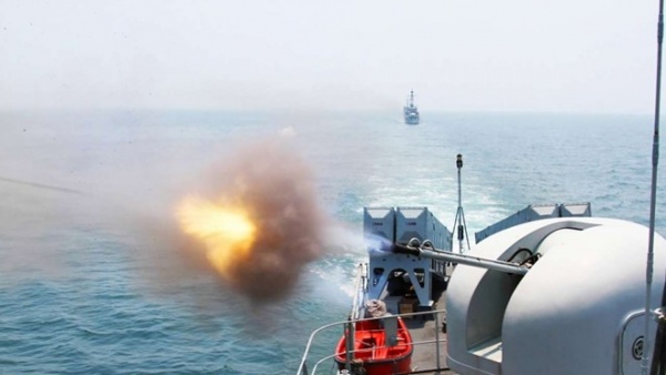 Hạm đội Nam Hải Trung Quốc tập trận gần vịnh Bắc Bộ