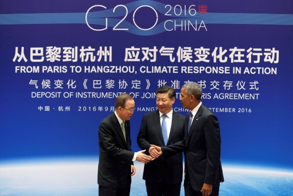 Trung Quốc, Mỹ phê chuẩn Hiệp định Paris về biến đổi khí hậu