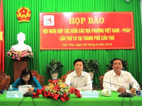 Hội nghị hợp tác các địa phương Việt - Pháp sẽ diễn ra tại Cần Thơ