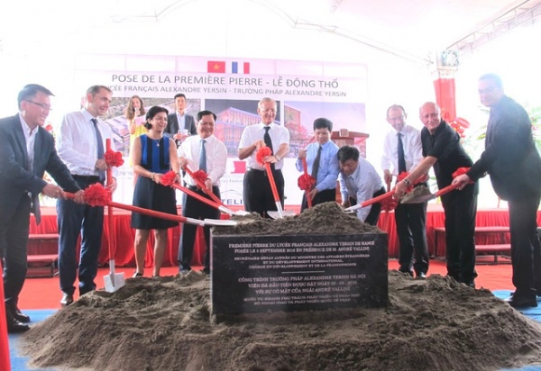 Khởi công xây trường Pháp tại Hà Nội