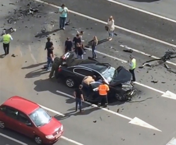 Xe sang của Tổng thống Putin gặp tai nạn, tài xế thiệt mạng