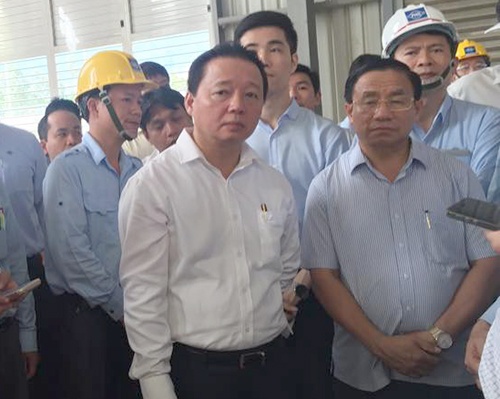 Bộ trưởng Trần Hồng Hà yêu cầu Formosa nuôi cá tại bể xử lý nước thải