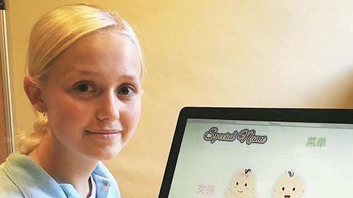 Bé gái kiếm 60.000 đô nhờ đặt tên tiếng Anh cho trẻ em Trung Quốc