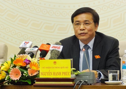 Ông Nguyễn Hạnh Phúc: Không tin có chuyện "chạy tiền" vào Quốc hội
