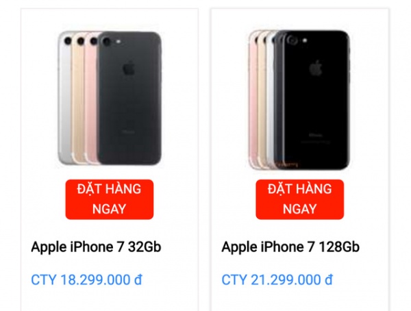iPhone 7 chính hãng tại Việt Nam sẽ được bán ra khá sớm với giá tốt
