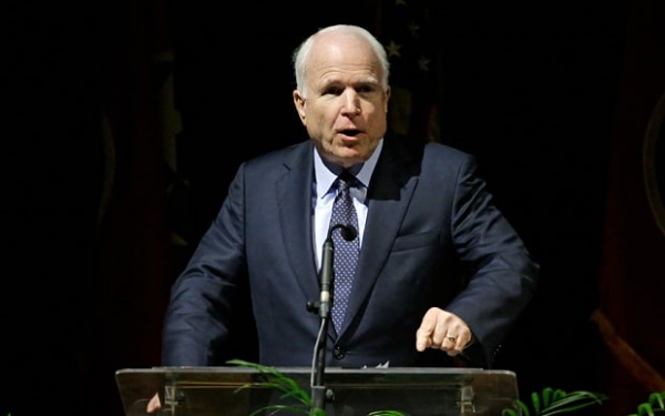 Thượng nghị sĩ John McCain kêu gọi Mỹ tăng cường hỗ trợ quân sự tại châu Á - Thái Bình Dương