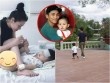 Cảnh đón Trung thu "trái khoáy" của gia đình sao Việt