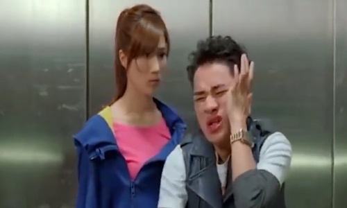 Kiều nữ TVB đánh trai lạ bầm dập trong thang máy