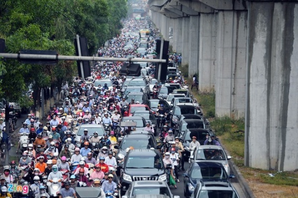 Đề xuất cấm xe máy ngoại tỉnh vào Hà Nội từ năm 2021