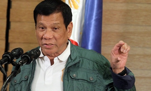 Tổng thống Philippines nói cần Mỹ ở Biển Đông
