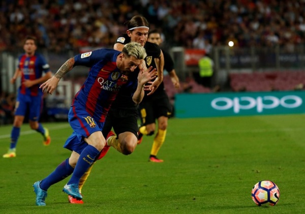 Messi chấn thương, Barca để Atletico cầm hòa tại Nou Camp