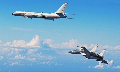 Nhật điều chiến đấu cơ theo dõi Trung Quốc bay diễn tập
