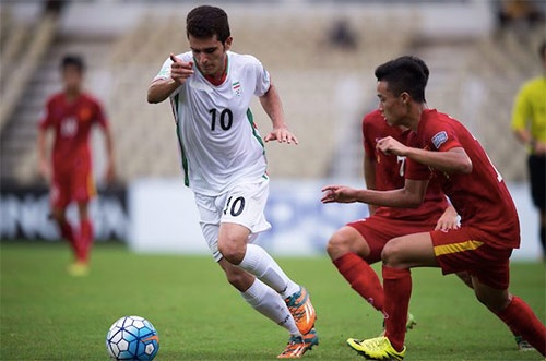 Thua đậm U16 Iran, U16 Việt Nam tan mộng dự World Cup