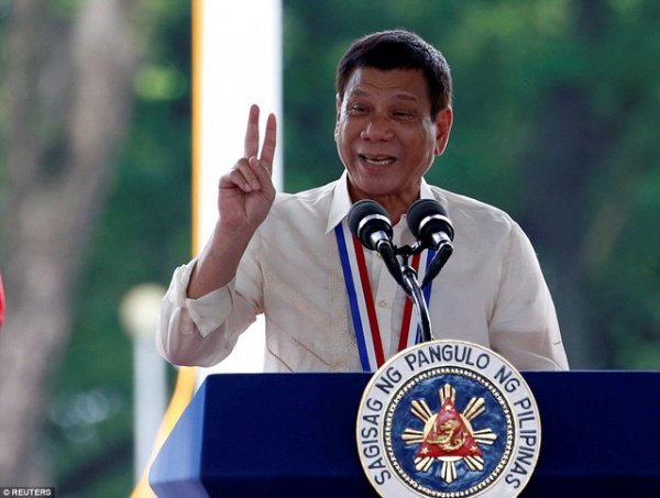 Tổng thống Duterte muốn Trung Quốc cùng chống ma túy với Philippines