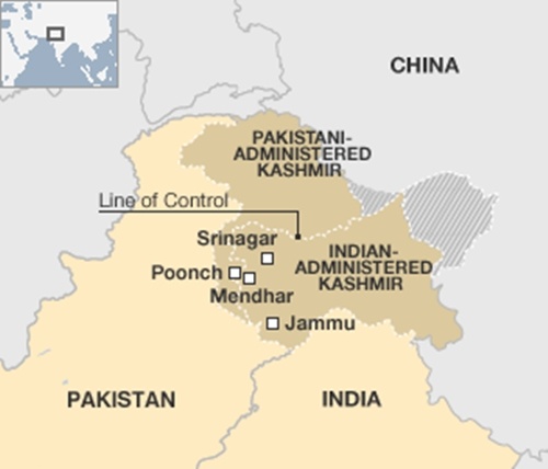 Ấn Độ - Pakistan đấu súng ở biên giới, hai binh sĩ thiệt mạng