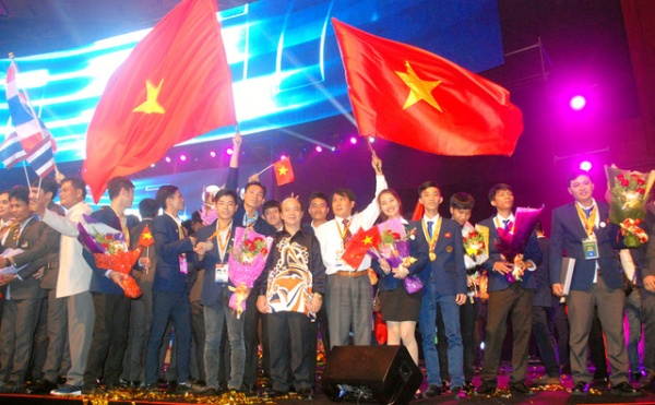 Kỳ thi tay nghề Asean lần thứ 11: Đoàn Việt Nam xếp hạng 3 chung cuộc